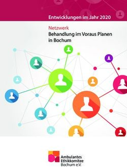 Entwicklungen im Jahr 2020 - Ambulantes Ethikkomitee Bochum e.V - Netzwerk Behandlung im Voraus Planen in Bochum