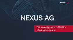 NEXUS AG Die kompletteste E-Health-Lösung am Markt