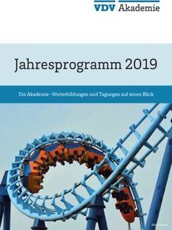 Jahresprogramm 2019 Die Akademie-Weiterbildungen und Tagungen auf einen Blick - harlequin9 - VDV-Akademie