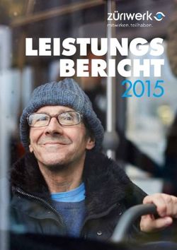 Leistungs bericht 2015 - Z&uuml;riwerk