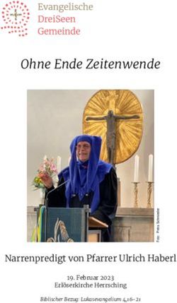 Ohne Ende Zeitenwende - Narrenpredigt von Pfarrer Ulrich Haberl 19. Februar 2023 Erl&ouml;serkirche Herrsching - evangelisch-in-herrsching.de