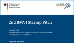 2nd BMVI Startup Pitch - 2nd BMVI