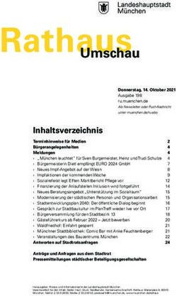 Inhaltsverzeichnis - muenchen.de