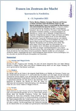Frauen im Zentrum der Macht - Spurensuche in Norditalien 4 - 11. September 2021 - Frauenwerk der ...
