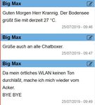 Bodenseebulletin 075 Donnerstag, 25. Juli 2019 * Heute neuer Hitzerekord: 42,6 C in Lingen/NRW * - Big Max Web