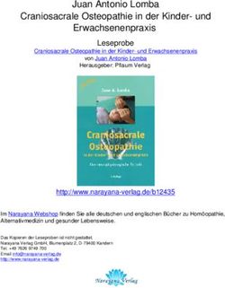 Juan Antonio Lomba Craniosacrale Osteopathie in der Kinder- und Erwachsenenpraxis