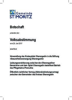 Botschaft - Gemeinde St. Moritz