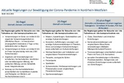 Aktuelle Regelungen zur Bewältigung der Corona-Pandemie in Nordrhein-Westfalen