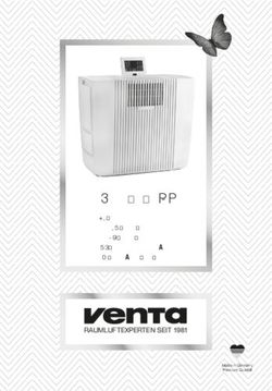 LW62T WIFI DE BEDIENUNGSANLEITUNG - RAUMLUFTEXPERTEN SEIT 1981 - VENTA AIRWASHER