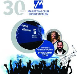 PROGRAMM MEHRWERT HAUTNAH 2018 - Stephanie Borgert