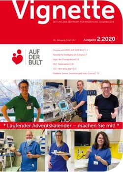 Laufender Adventskalender - machen Sie mit! * - Ausgabe 2.2020 - Stiftung Hannoversche ...