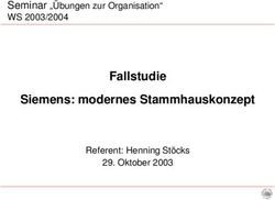 Fallstudie Siemens: modernes Stammhauskonzept - Seminar "&Uuml;bungen zur Organisation"