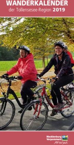 WANDERKALENDER der Tollensesee-Region 2019 - ADFC Tollense