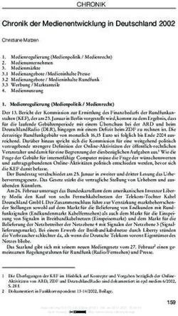 CHRONIK Chronik der Medienentwicklung in Deutschland 2002 - Nomos ...