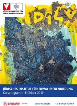 J&uuml;disches institut f&uuml;r erwachsenenbildung - Kursprogramm Fr&uuml;hjahr 2019 www.vhs.at/jife +43189174-153000
