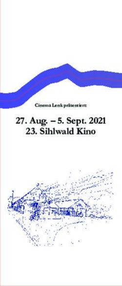 Sihlwald Kino 27. Aug - 5. Sept. 2021 - Cinema Lenk pr&auml;sentiert