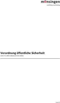 Verordnung &ouml;ffentliche Sicherheit - Gemeinde M&uuml;nsingen