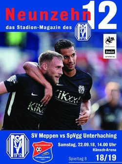 NEUNZEHN - SV MEPPEN VS SPVGG UNTERHACHING