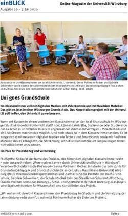 Uni goes Grundschule - Universität Würzburg
