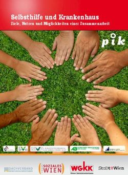 Selbsthilfe und Krankenhaus - Ziele, Nutzen und Möglichkeiten einer Zusammenarbeit