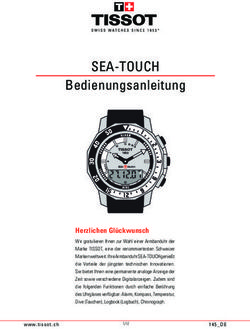 SEA-TOUCH Bedienungsanleitung - Herzlichen Glückwunsch