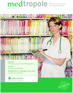 BRIDGING &Uuml;berbr&uuml;ckung der oralen Antikoagulation - BURNOUT