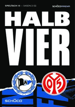 SPIELTACH 10 - SAISON 21/22 - DSC Arminia Bielefeld