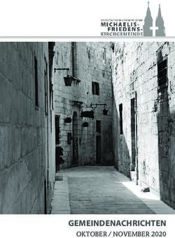 GEMEINDENACHRICHTEN OKTOBER / NOVEMBER 2020 - Ev.-Luth ...