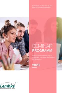 SEMINAR PROGRAMM 2023 - Ihr Spezialist f&uuml;r Weiterbildung und Beratung im Gesundheitswesen