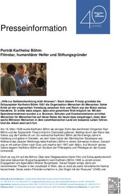 Presseinformation Portr&auml;t Karlheinz B&ouml;hm: Filmstar, humanit&auml;rer Helfer und Stiftungsgr&uuml;nder