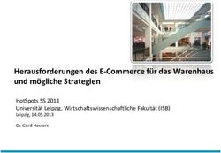 Herausforderungen des E Commerce f&uuml;r das Warenhaus und m&ouml;gliche Strategien - HotSpots SS 2013 Universit&auml;t Leipzig, Wirtschaftswissenschaftliche ...