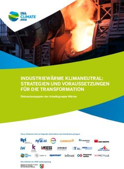 INDUSTRIEW&Auml;RME KLIMANEUTRAL: STRATEGIEN UND VORAUSSETZUNGEN F&Uuml;R DIE TRANSFORMATION - Diskussionspapier der Arbeitsgruppe W&auml;rme