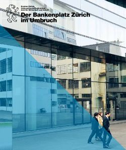 Der Bankenplatz Z&uuml;rich im Umbruch