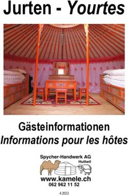 Jurten - Yourtes - G&auml;steinformationen Informations pour les h&ocirc;tes - Spycher Handwerk