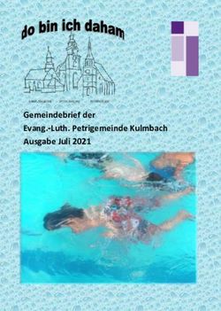 Gemeindebrief der Evang.-Luth. Petrigemeinde Kulmbach Ausgabe Juli 2021 - Petrikirche Kulmbach
