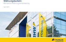 W&auml;hrungsbulletin Monatliche W&auml;hrungseinsch&auml;tzung - April 2021 - Postbank