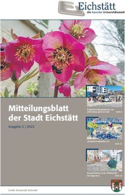 Mitteilungsblatt der Stadt Eichst&auml;tt - Ausgabe 2 | 2022 B&uuml;rgerbeteiligungsprozess zur Altm&uuml;hlaue geht zu Ende