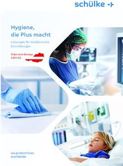 Hygiene, die Plus macht - we protect lives - &Ouml;sterreich-Beilage 2021/22 - schuelke