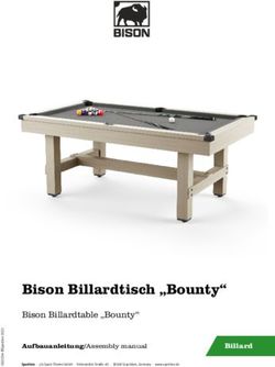 Bison Billardtisch "Bounty" - Bison Billardtable "Bounty" Aufbauanleitung/Assembly manual - Sportime