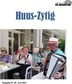 Huus-Zytig - Ausgabe Nr. 29 / Juni 2021 - Alterswohnheim St. Martin