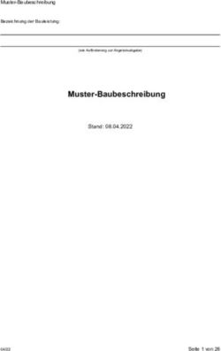 Muster-Baubeschreibung - Stand: 08.04.2022 - Muster-Baubeschreibung