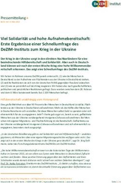 VIEL SOLIDARIT&Auml;T UND HOHE AUFNAHMEBEREITSCHAFT: ERSTE ERGEBNISSE EINER SCHNELLUMFRAGE DES DEZIM-INSTITUTS ZUM KRIEG IN DER UKRAINE