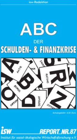 CAB SCHULDEN- & FINANZKRISE - isw M&uuml;nchen