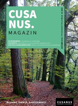 CUSA NUS - BILDUNG. EVENTS. GASTLICHKEIT - KLIMAWANDEL: Umdenken ist notwendig PANDEMIE: Betriebliche Zusammenarbeit ver&auml;ndert sich DIGITALE ...