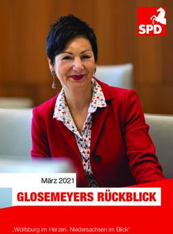 GLOSEMEYERS R&Uuml;CKBLICK - M&auml;rz 2021 "Wolfsburg im Herzen, Niedersachsen im Blick" - Immacolata Glosemeyer
