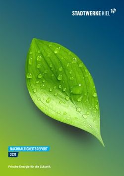 NACHHALTIGKEITSREPORT - 2021 Frische Energie f&uuml;r die Zukunft - Stadtwerke Kiel