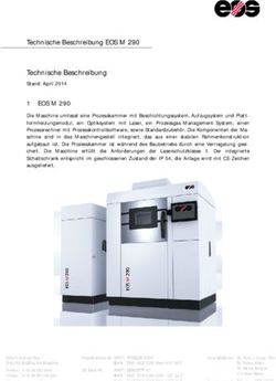 Technische Beschreibung - Stand: April 2014 Technische Beschreibung EOS M 290