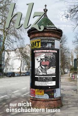 Nur nicht einschüchtern lassen - C 3428 Zeitschrift der GEW Hamburg November 11/2019