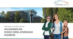 WILLKOMMEN AM RUDOLF-DIESEL-GYMNASIUM - Miteinander unsere Welt erforschen