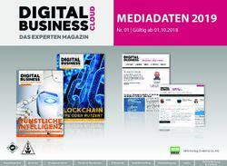 MEDIADATEN 2019 Nr. 01 | G&uuml;ltig ab 01.10.2018 - Digital Business Cloud
